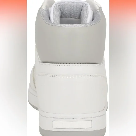 New Guess White and Gray High-Top Sneakers Sz 13